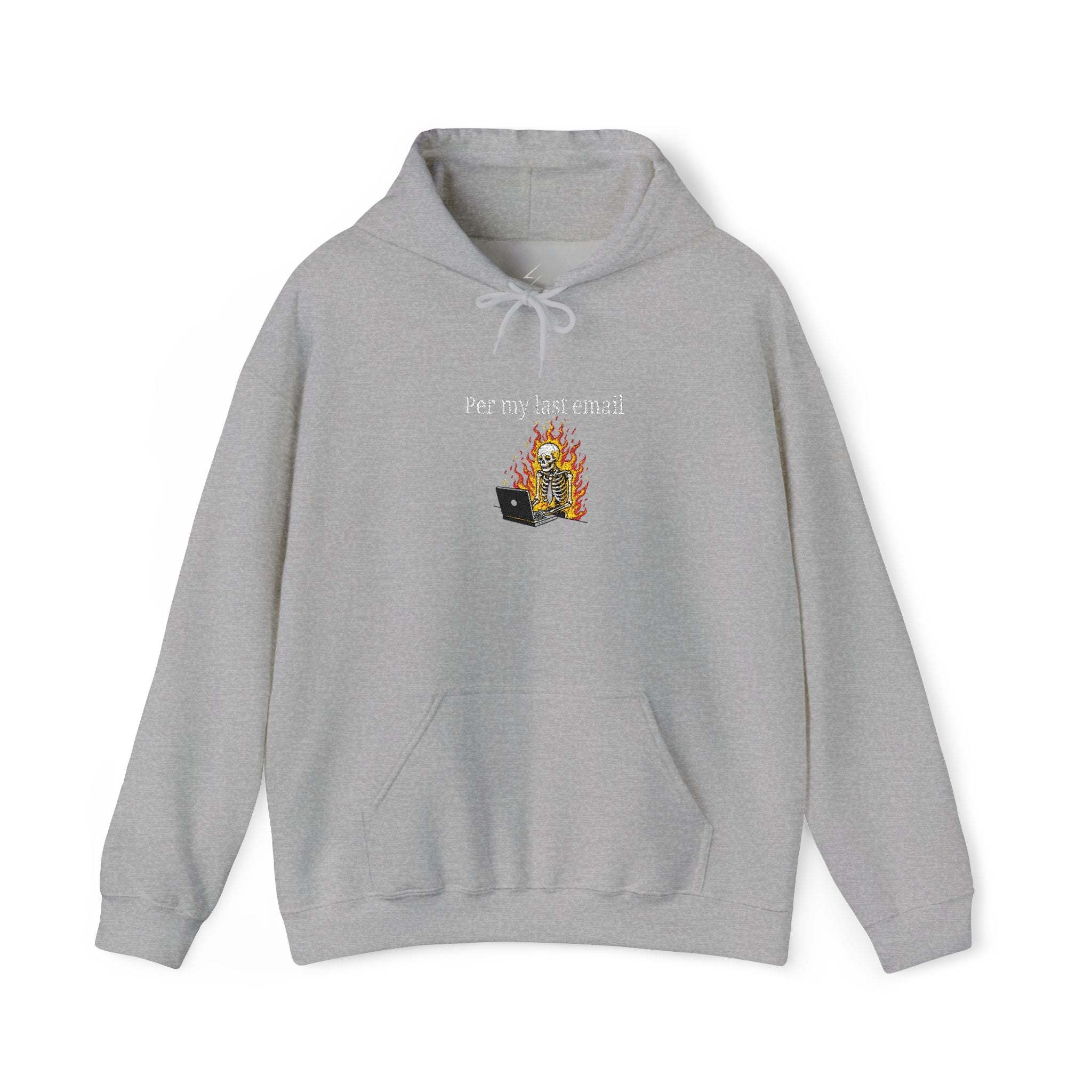Per My Last Email Hoodie – Funny Office Humor Sweatshirt, Sarcastic Work Graphic Hoodie