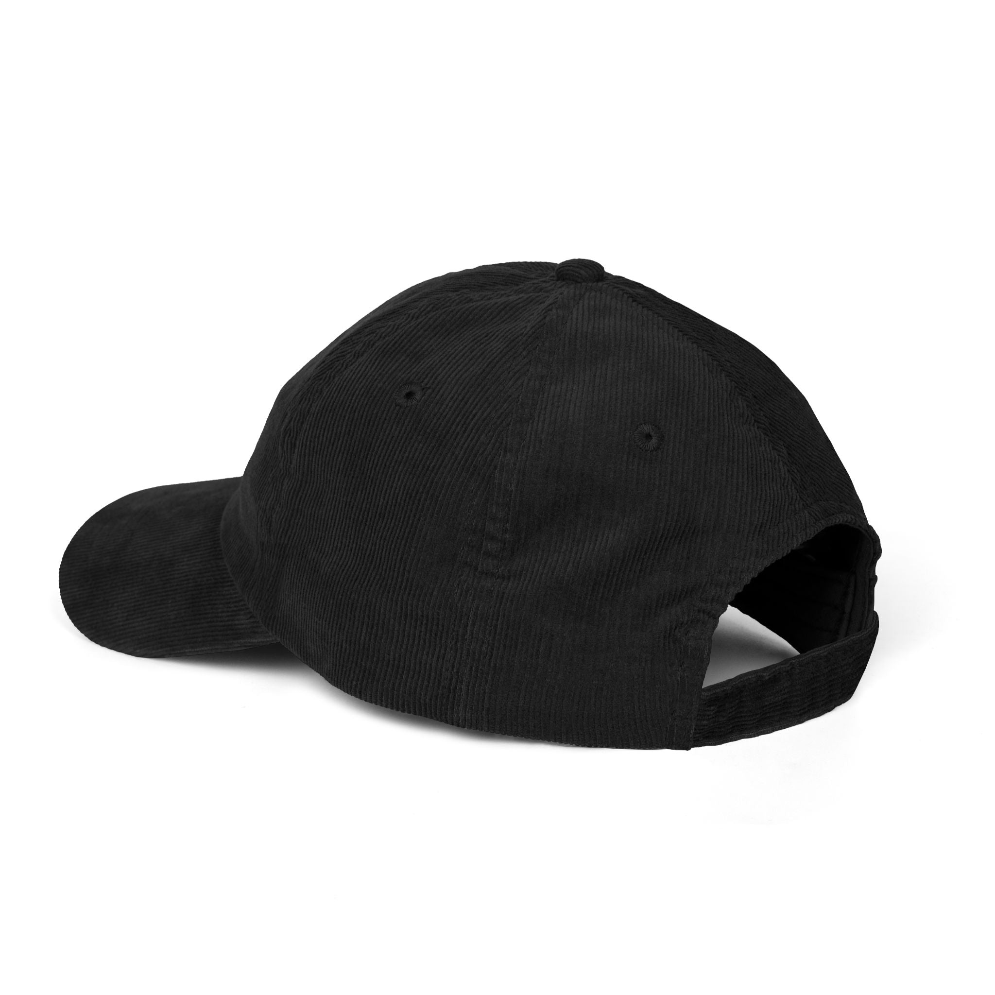 Habibi Embroidered Corduroy Cap — Vintage Rust Baseball Hat