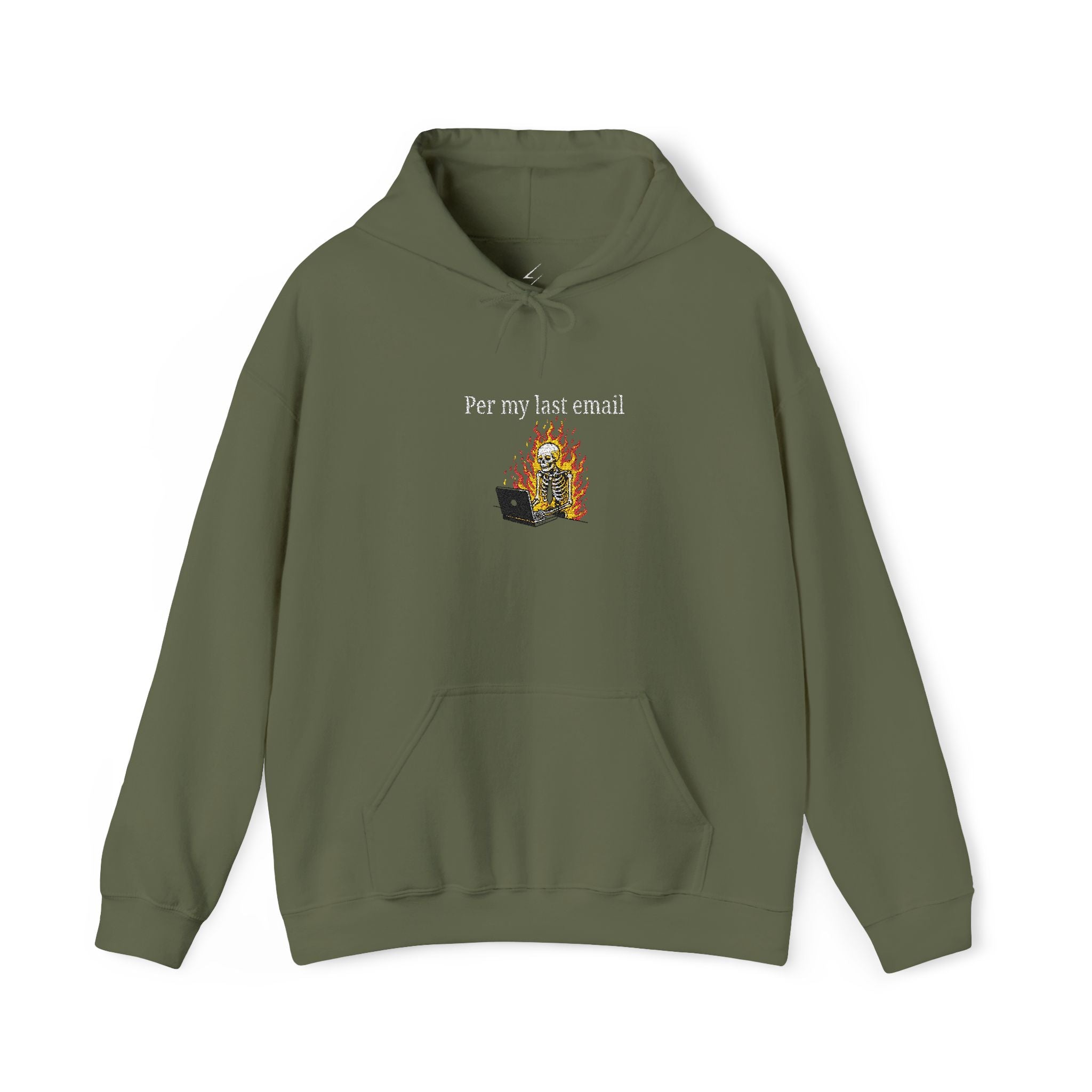 Per My Last Email Hoodie – Funny Office Humor Sweatshirt, Sarcastic Work Graphic Hoodie