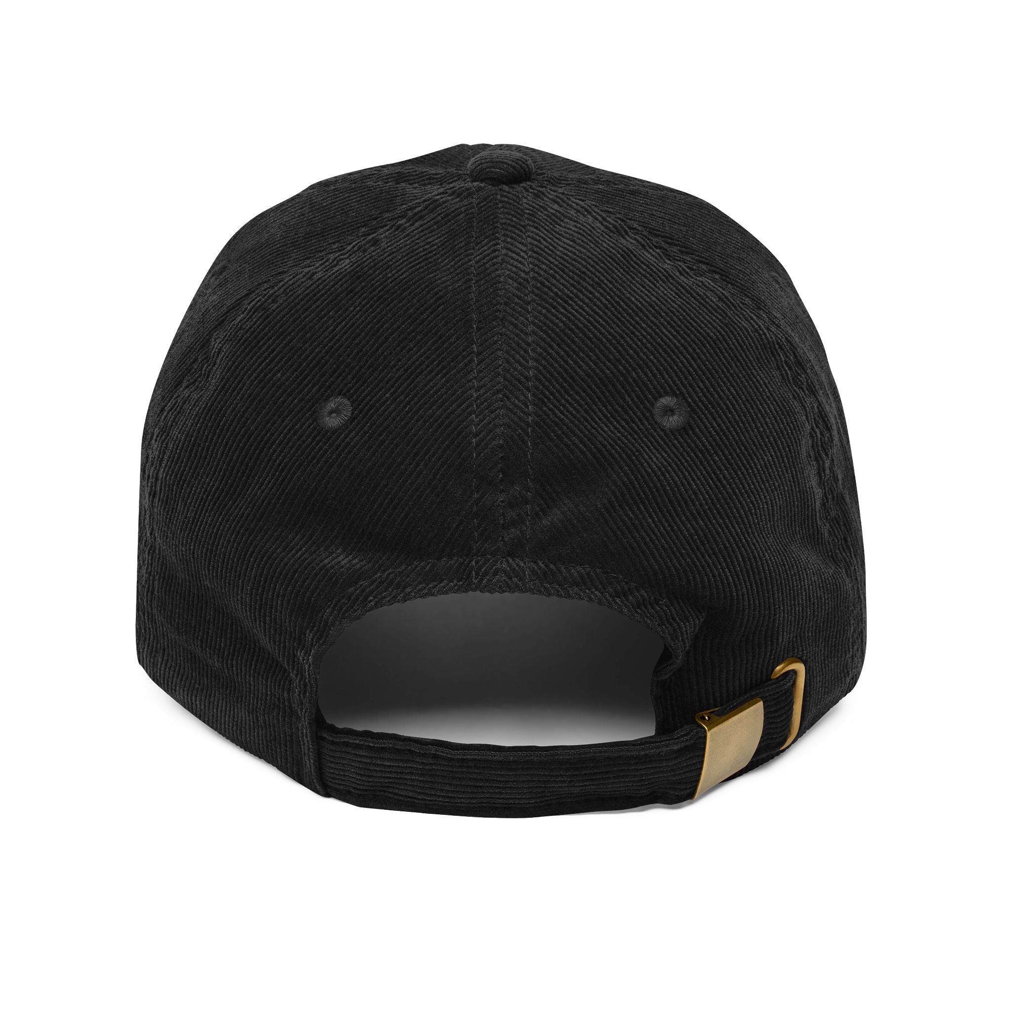 Habibi Embroidered Corduroy Cap — Vintage Rust Baseball Hat