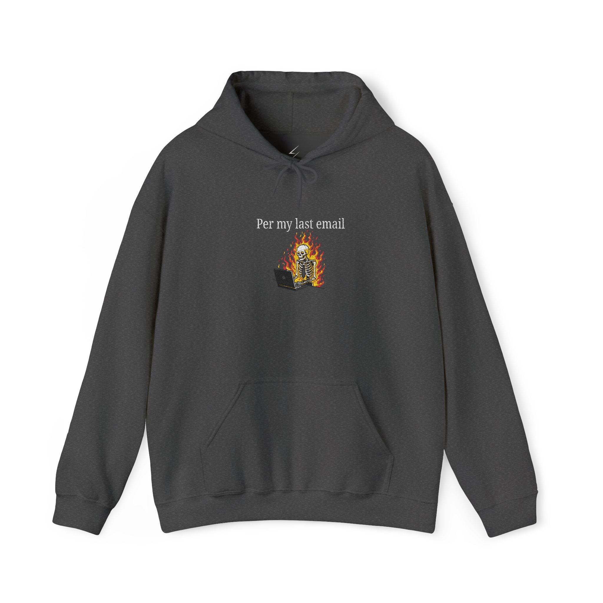Per My Last Email Hoodie – Funny Office Humor Sweatshirt, Sarcastic Work Graphic Hoodie