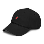 Hot Pepper | embroidered baseball cap | minimalist script, washed cotton