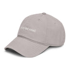 Per my last email |  embroidered baseball cap | minimalist script, washed cotton