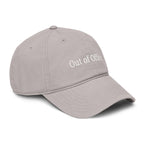 Out of Office |  embroidered baseball cap | minimalist script, washed cotton