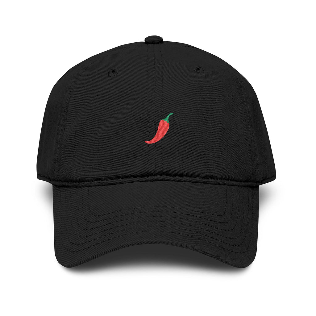 Hot Pepper | embroidered baseball cap | minimalist script, washed cotton