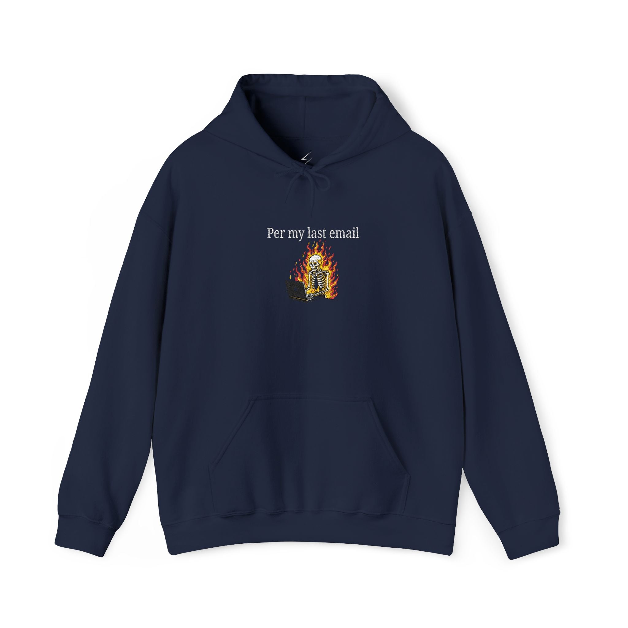 Per My Last Email Hoodie – Funny Office Humor Sweatshirt, Sarcastic Work Graphic Hoodie