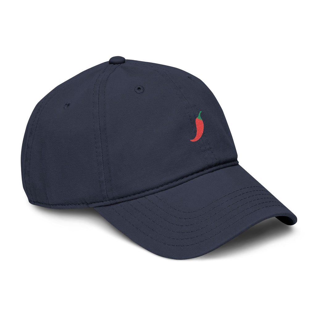Hot Pepper | embroidered baseball cap | minimalist script, washed cotton