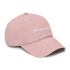 Per my last email |  embroidered baseball cap | minimalist script, washed cotton