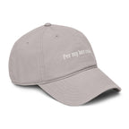 Per my last email |  embroidered baseball cap | minimalist script, washed cotton