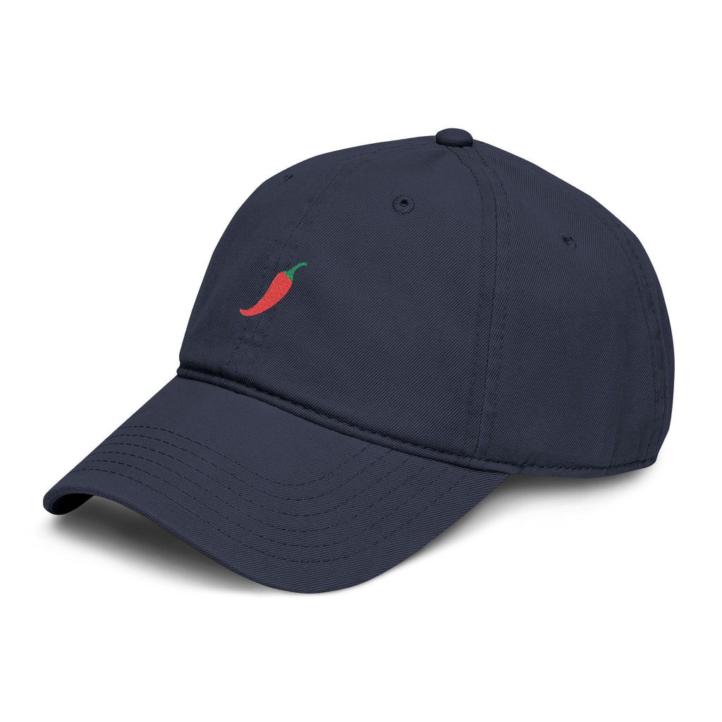 Hot Pepper | embroidered baseball cap | minimalist script, washed cotton