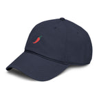 Hot Pepper | embroidered baseball cap | minimalist script, washed cotton