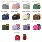 90’s Girl Embroidered Cap – Vintage Washed Dad Hat, Minimalist Retro Women’s Baseball Hat