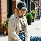 90’s Girl Embroidered Cap – Vintage Washed Dad Hat, Minimalist Retro Women’s Baseball Hat