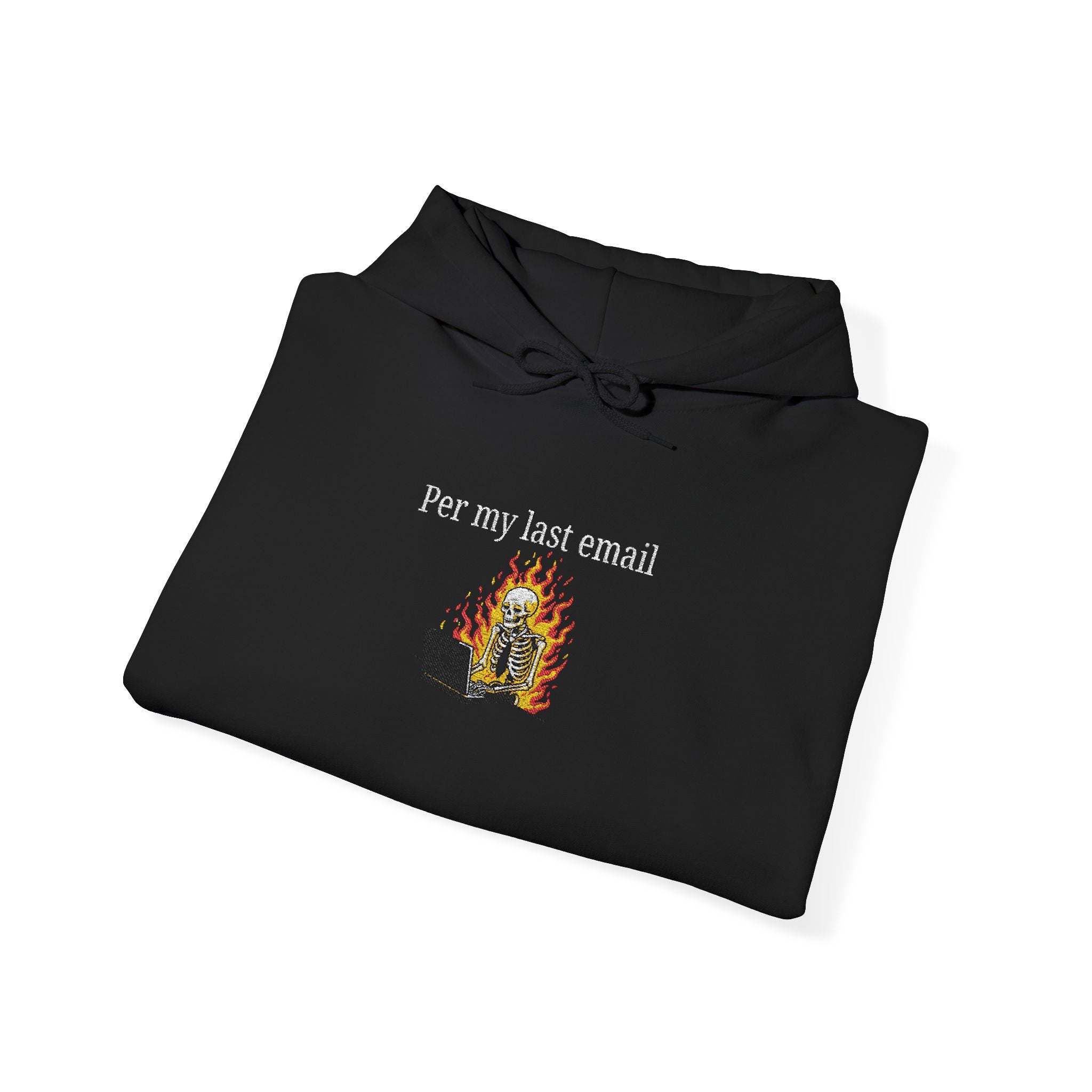 Per My Last Email Hoodie – Funny Office Humor Sweatshirt, Sarcastic Work Graphic Hoodie