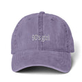 90’s Girl Embroidered Cap – Vintage Washed Dad Hat, Minimalist Retro Women’s Baseball Hat