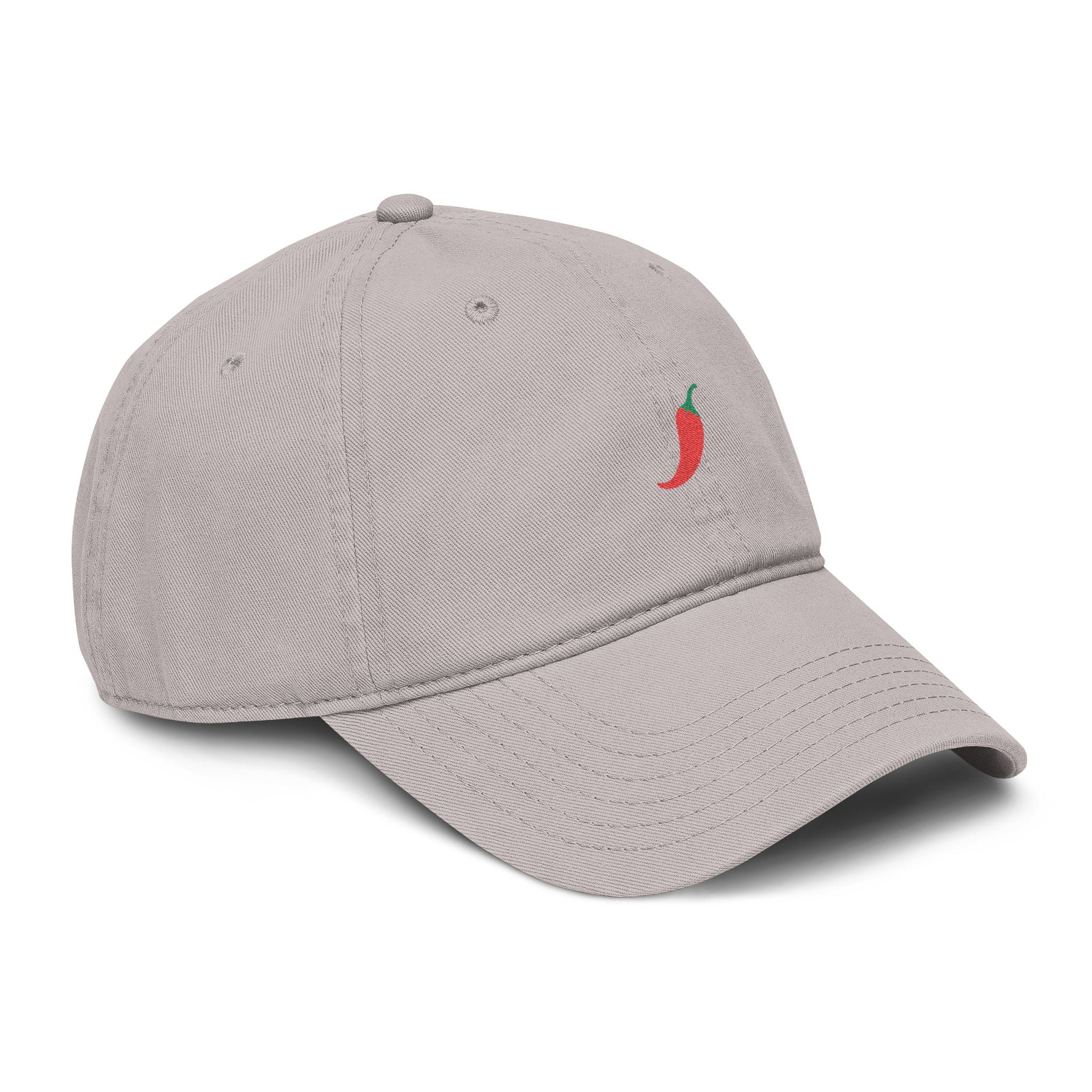 Hot Pepper | embroidered baseball cap | minimalist script, washed cotton