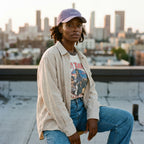 90’s Girl Embroidered Cap – Vintage Washed Dad Hat, Minimalist Retro Women’s Baseball Hat