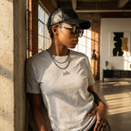 Yalla Minimalist Tee — Small Script Graphic Cotton T-Shirt